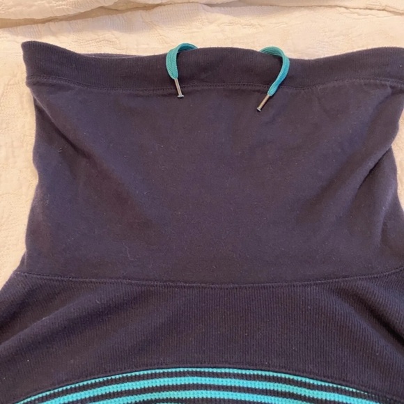 Striped Blue and Black Women's Top - Picture 5 of 10
